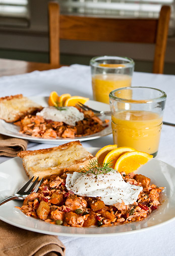 copper river king salmon hash