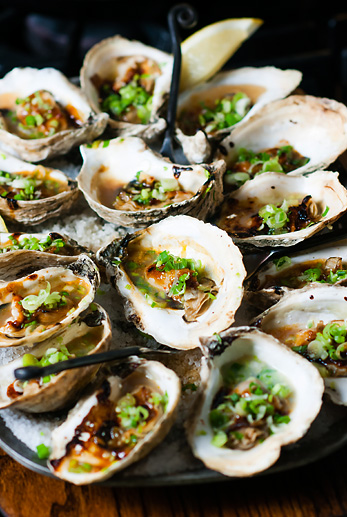 oysters with hoisin